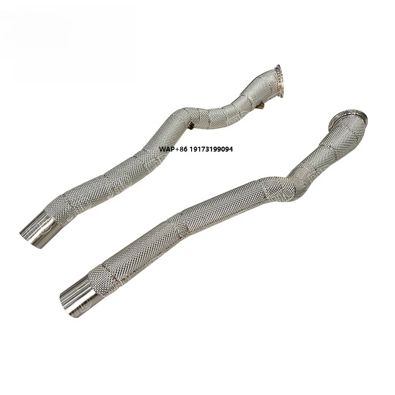 

Hot Sell High Performance Stainless Exhaust for F12 Berlinetta & 812 Heat Shield Downpipe Upgrade,In Stock Fast Shipping