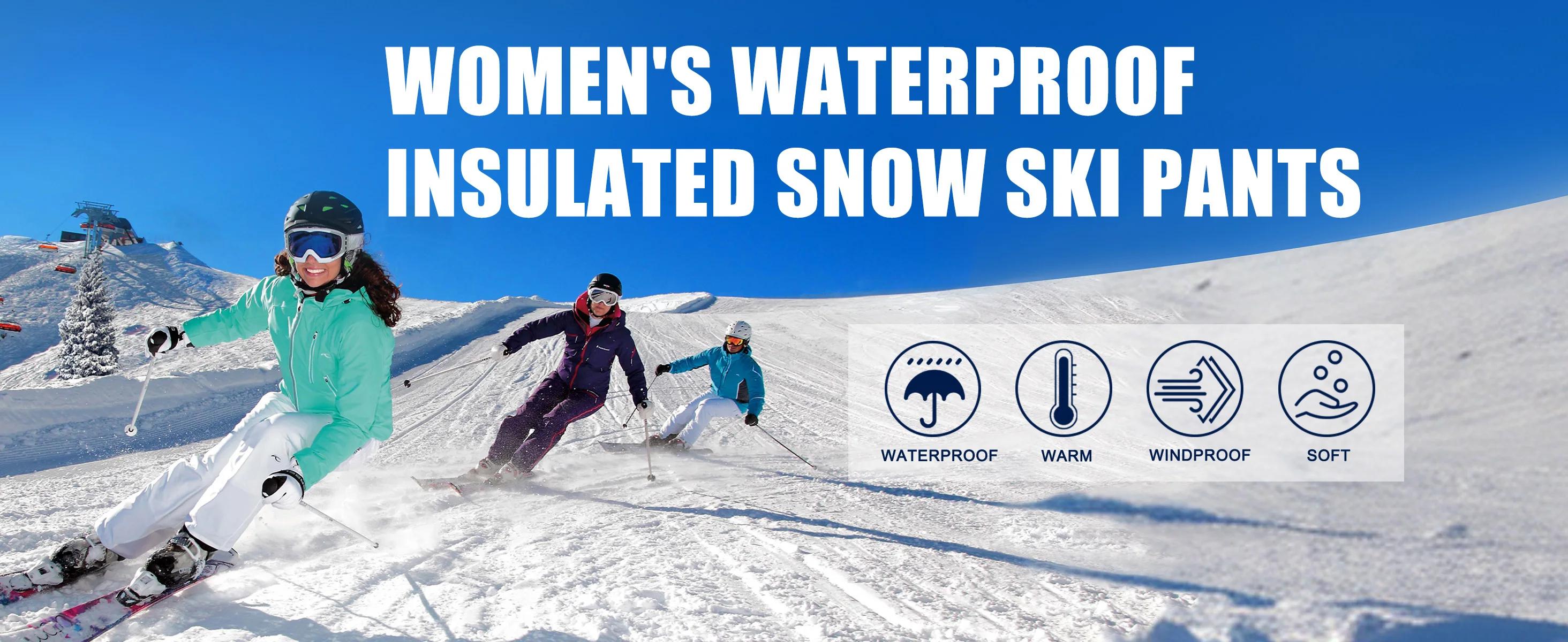TACVASEN Womens Winter Skiing Hiking Softshell Pants Snowboard Cargo Pants Waterproof Windproof Multi-Pockets Fleece Lined Trous