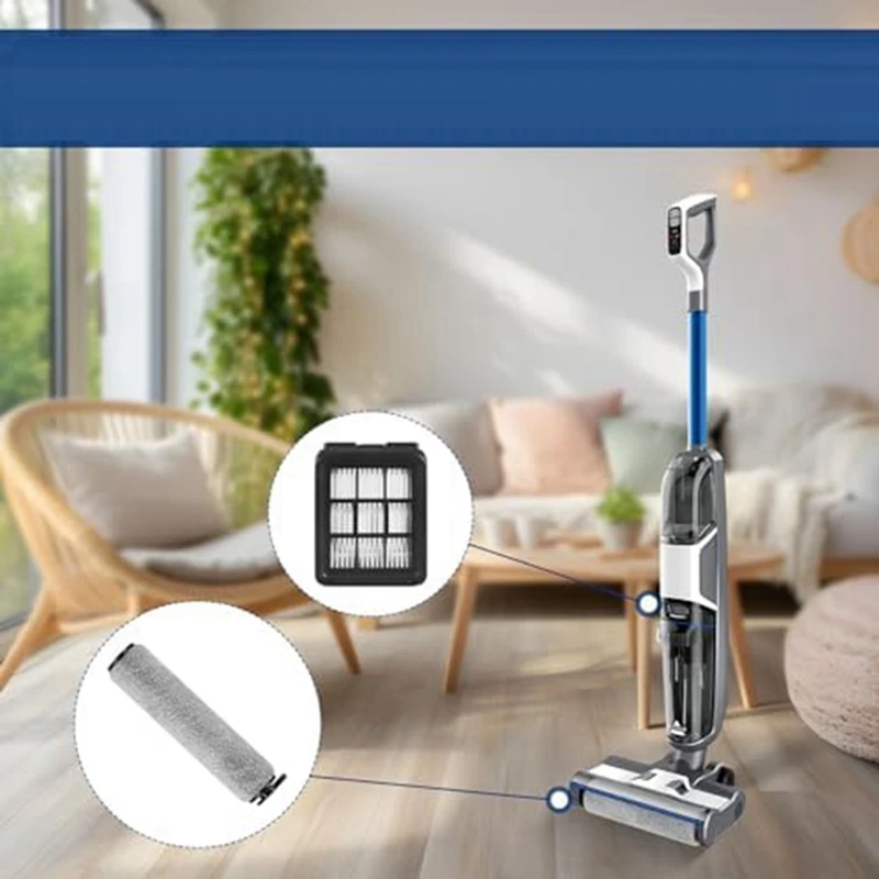 Ersatz bürsten walzen filters atz für bissell hf3 3649a Vakuum-Hepa-Filter Staubsauger 2-Oberflächen-Bürstenwalze