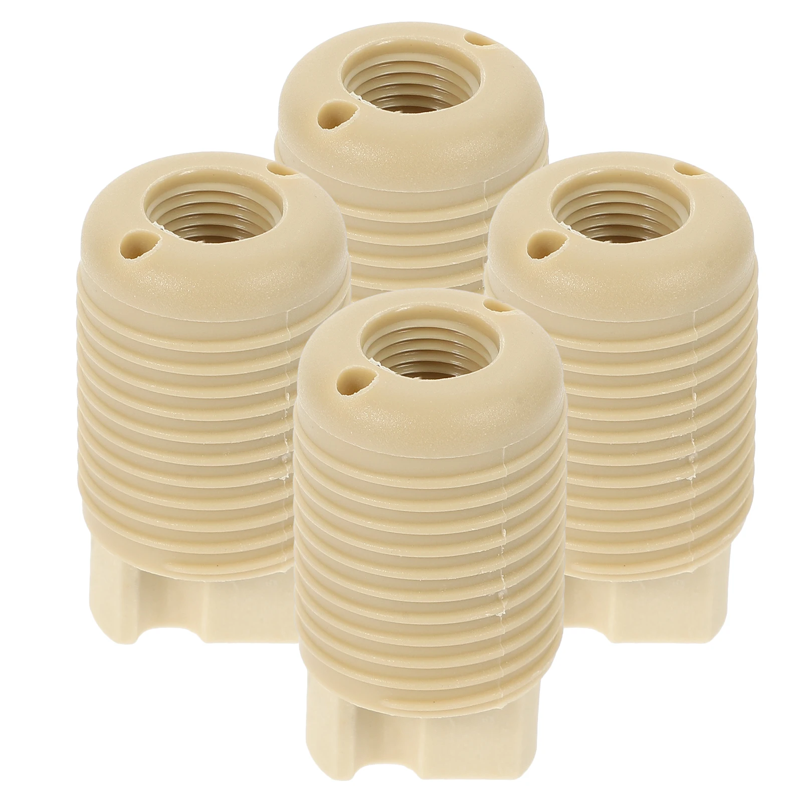 

4pcs G9 Screw Light Replacement Plug Lamp Holder Plastic Bulb Socket Threaded Candelabra Socket Lamp Replacement