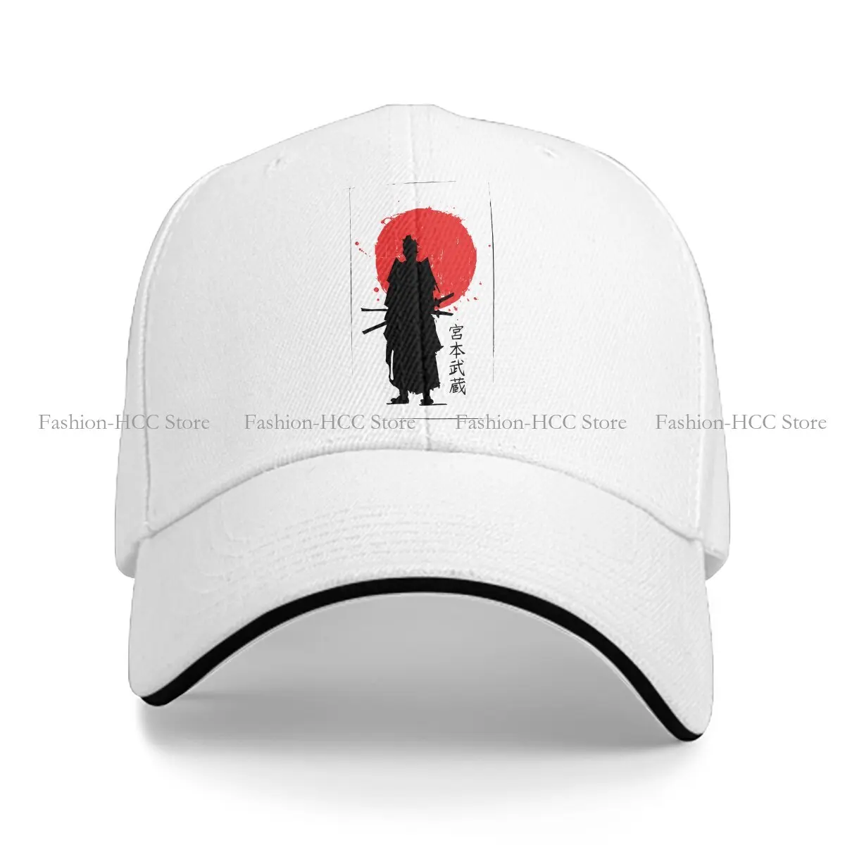 Miyamoto Musashi Japanese Samurai Multicolor Hat Peaked Cap Rules Of The Min Personalized Visor Protection Hats