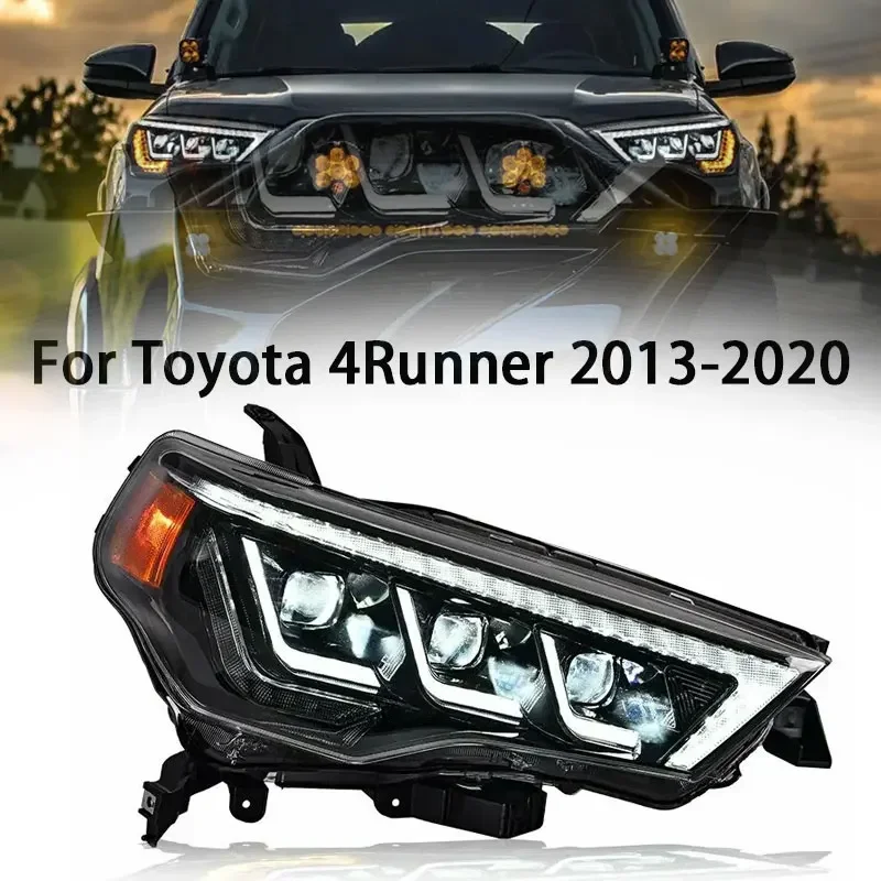 

Car Lights for Toyota 4Runner LED Headlight 2013-2020 Headlights 4 Runner DRL Turn Signal High Beam Angel Eye Projector Lens