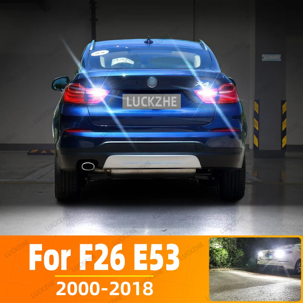 

For BMW X4 F26 X5 E53 LED Reverse Lights Backup Bulbs Car LED Back Up Lamp Accessories 2000-2007 2014 2015 2016 2017 2018