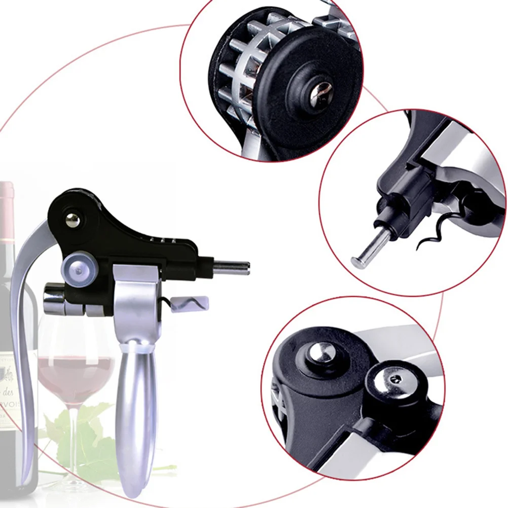 

Wine Bottle Opener Style Corkscrew with Ergonomic Easy to Use Portable for Picnic Travel Corkscrews Wine Bottle