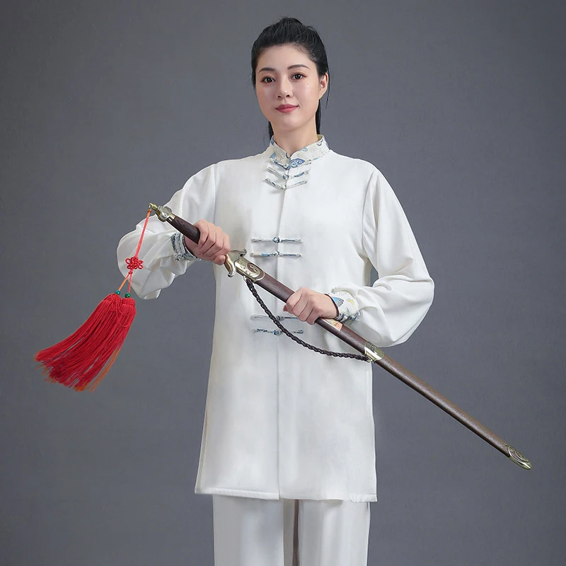 Premium High-End Unisex Tai Chi Practice Uniform Spring/Autumn 2025 New Lightweight Cotton Comfort Fit for Performance & Fitness