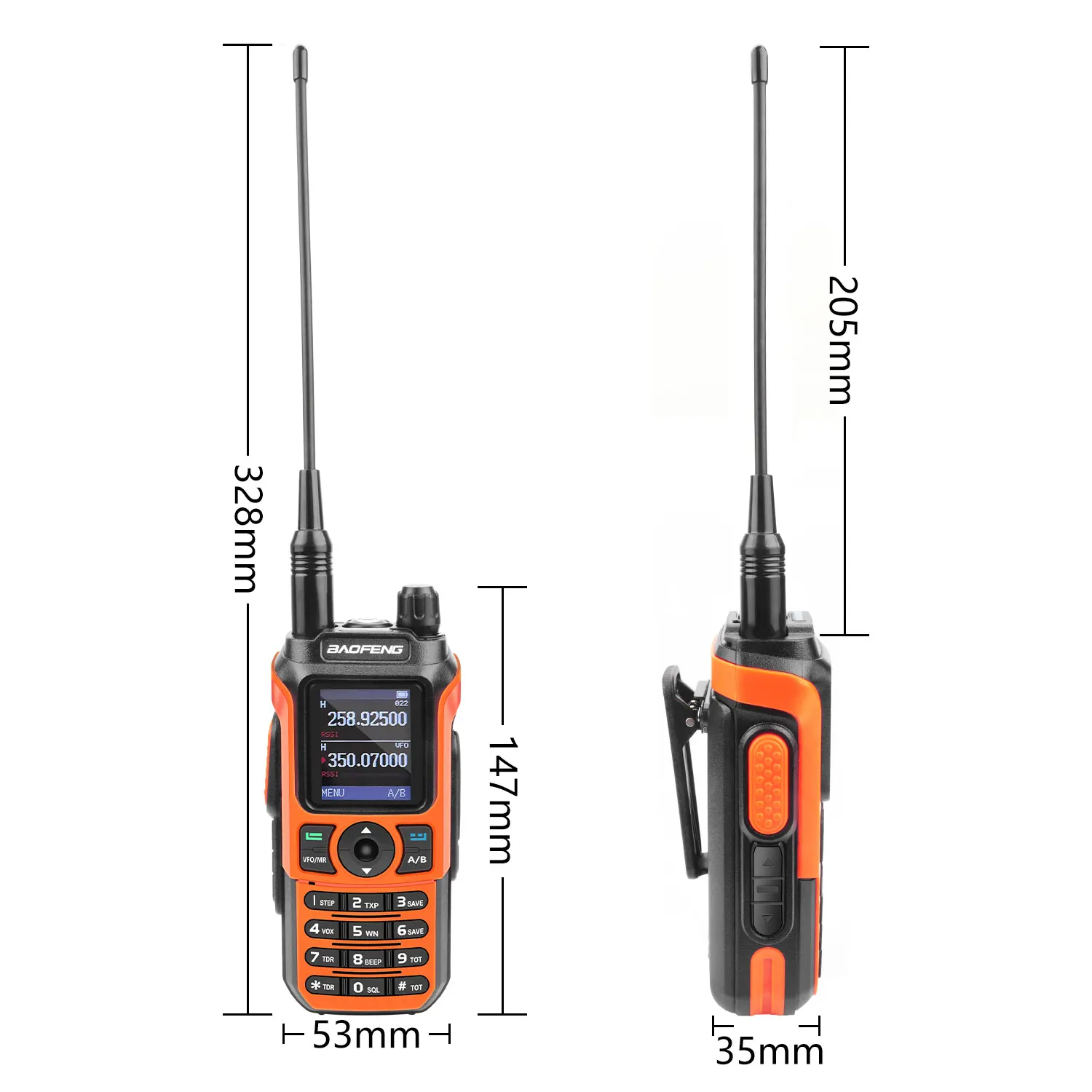 Baofeng UV-21 PRO V2 Multi-Band สมัครเล่น FM Air Band Walkie Talkie VOX Scrambler วิทยุ UV-21Pro V2