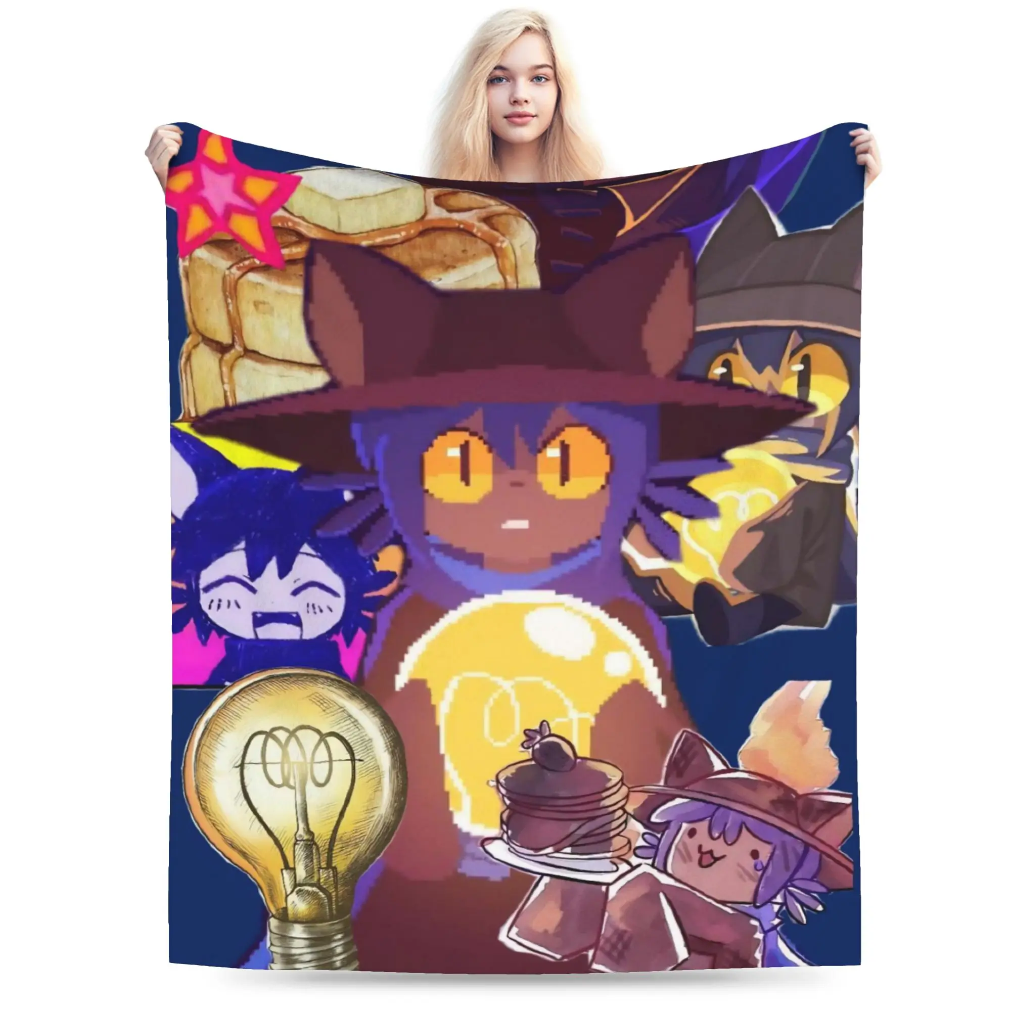 OneShots Niko Merch Blanket Warm Cozy Fluffy  Throw Blankets for Couch 50x60 Inches Multiple Sizes Bedspread
