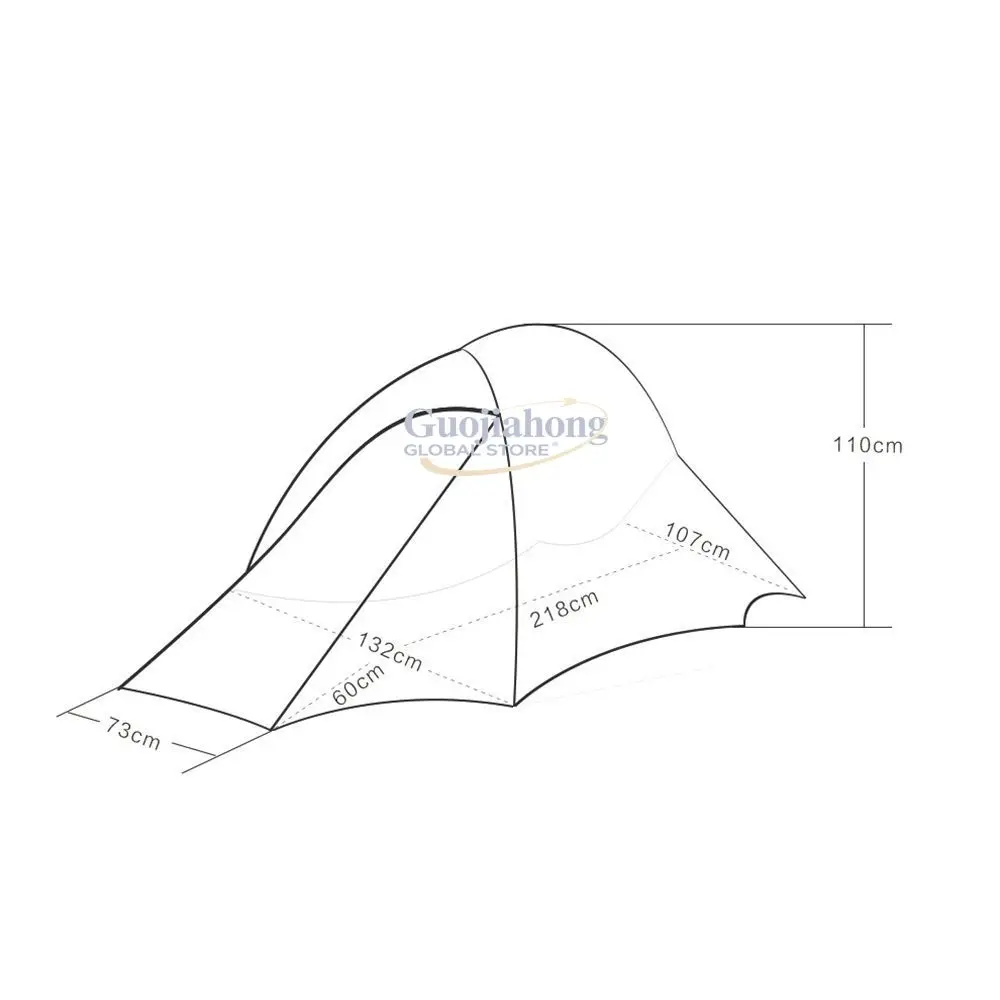 Barraca de acampamento multifuncional ao ar livre