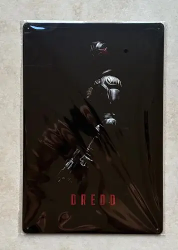 JUDGE DREDD MOVIE METAL SIGN MAN CAVE BAR PUB CINEMA BEDROOM 20x30cm-tin sign