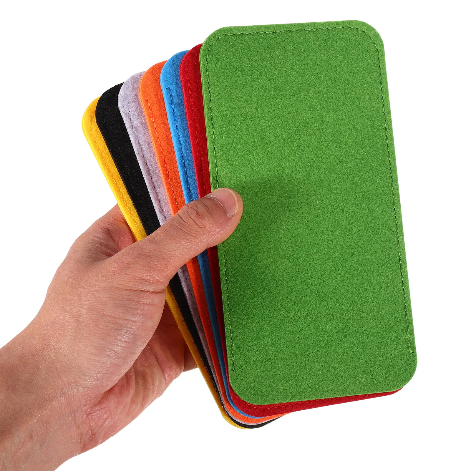 

Набор из 7 ярких чехлов для очков: для солнцезащитных, компьютерных очков и очков для чтения, для путешествий, с застежкой