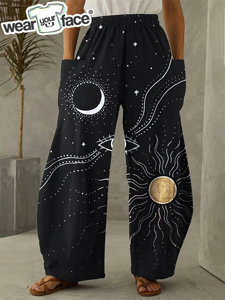 Galaxy Sky Full Length Wide Leg Pants 3D All Over Print Thin Hipster Fashion Summer Streetwear Sweatpants Women Clothing