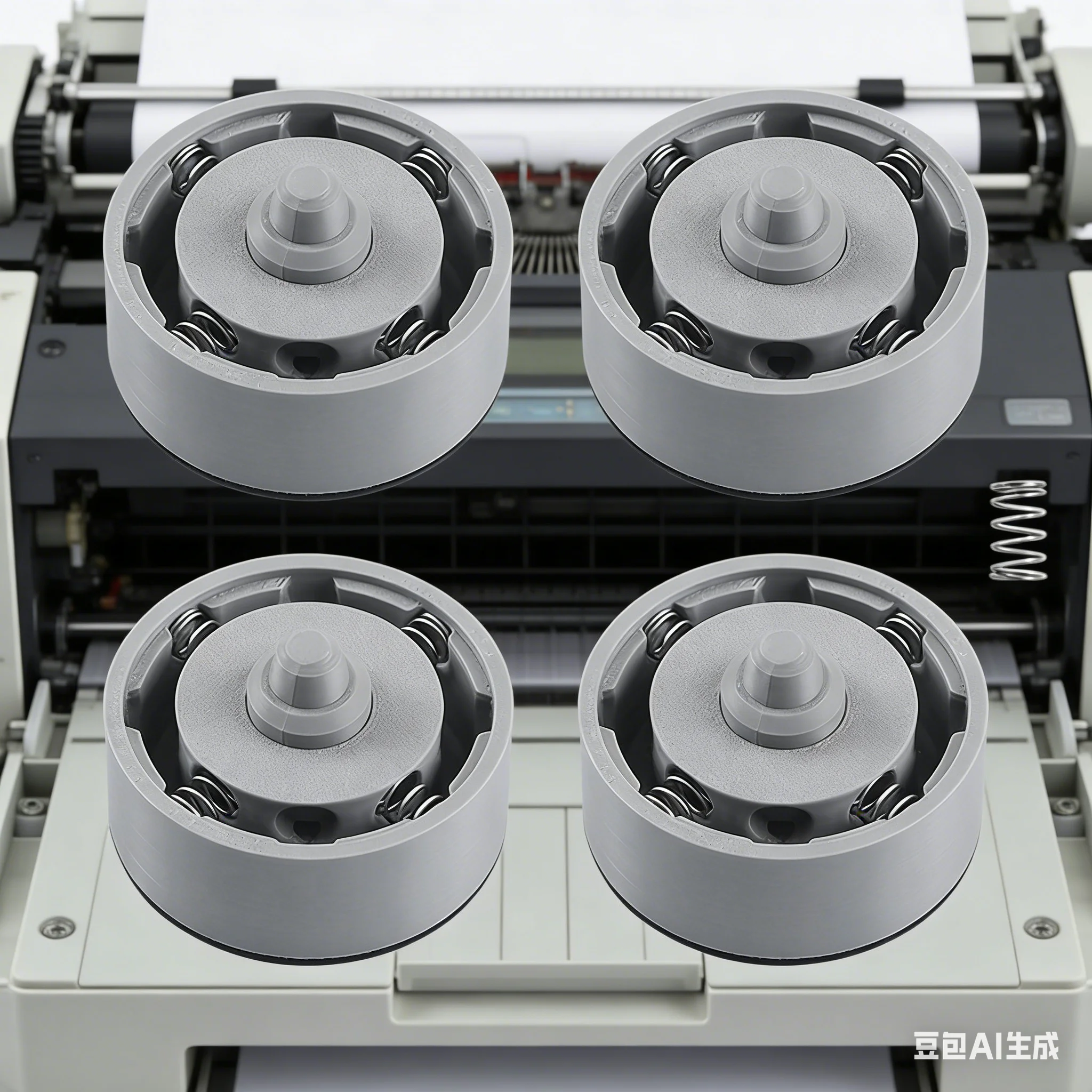 

Hot Sales 4 Pcs For-Printers Noise Reduction Easy To Install Absorbing Pads A1 Upgrade Spare Parts 3D For-Printer Accessories