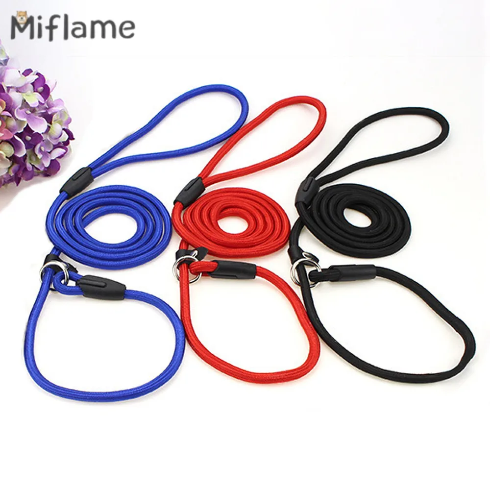 

Miflame Small Medium Pet Supplies Schnauzer Teddy Dog Leash P Rope Pet Dog Rope P Chain Pet Supplies High Quality Nylon 0.6CM