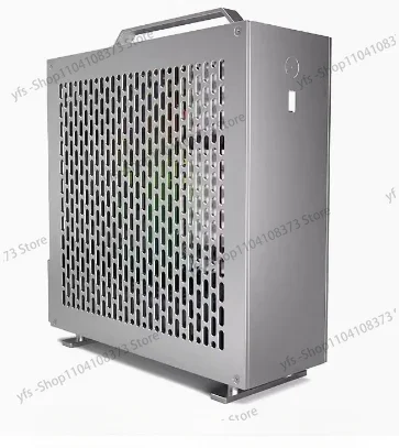 5L mini A24-V5 dual-slot single-display chassis double-sided chamfer 1u power supply itx