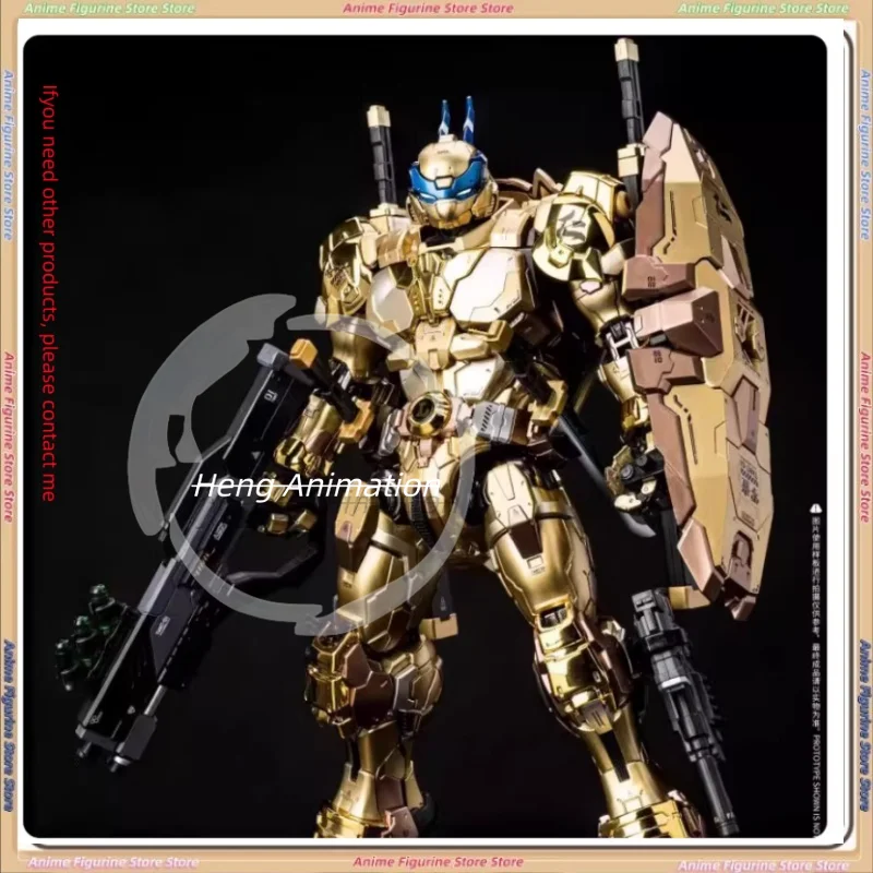 

HEATBOYS Fireboy Anime Ninja Turtles Leonardo Gold Edition Mecha Alloy Finished Product Trendy Cool Toy Anime Figurine