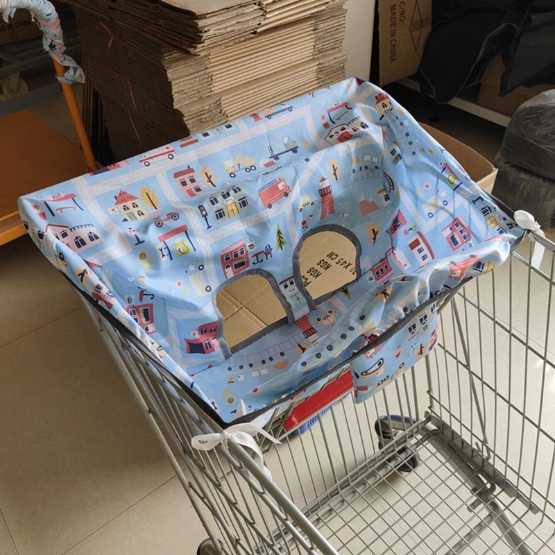 Children Trolley Cover Supermarket Grocery Shopping Cart Cover Baby Seat Pad Kids Portable Traveling Anti-dirty Seat Cushion
