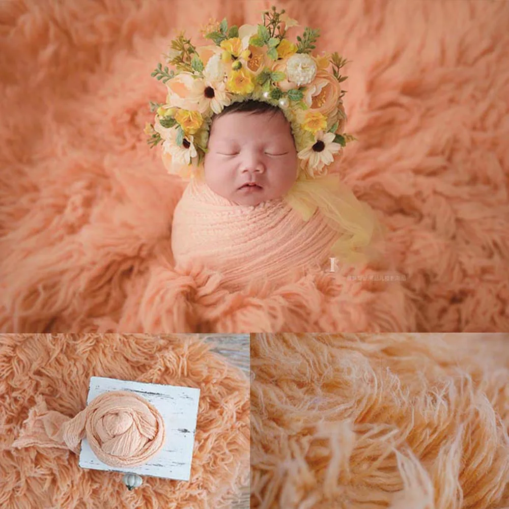 150x90cm selimut wol fotografi baru lahir selimut wol Yunani latar belakang boneka alat peraga Studio bayi membungkus alat peraga menembak Aksesori