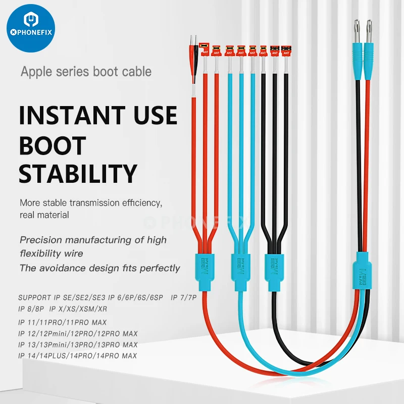 

MaAnt Power Boot Control Line Dedicated For iPhone SE/SE2/SE3 6G -14 Pro Max Mobile Phone Repair Power Supply Test Cable Line