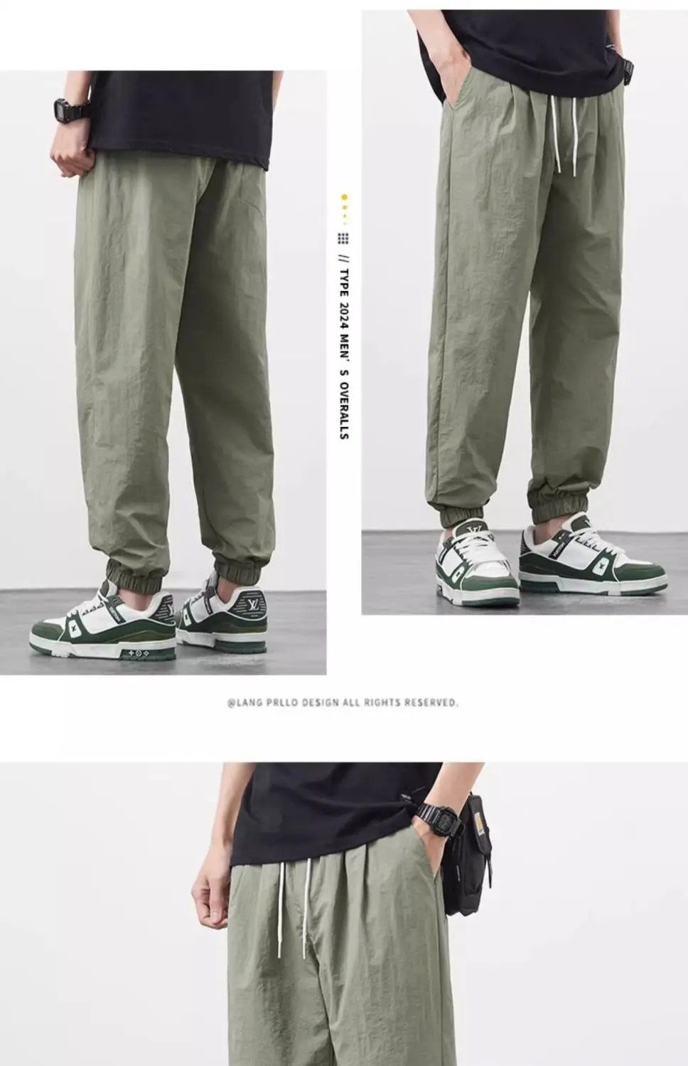 Men's Drawstring Joggers — product detail 23