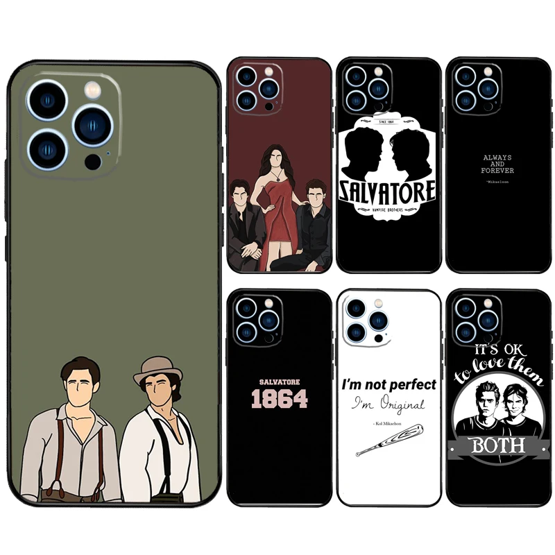 The Vampire Diaries Case For iPhone 16 15 14 11 Pro Max 13 12 Mini X XR XS Max 7 8 14 16 15 Plus Cover