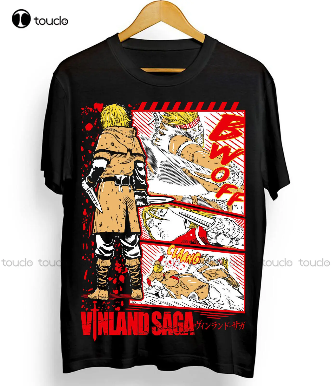 Vinland Saga Shirt Thorfinn Shirt Anime Vinland Askeladd Manga Shirt All Size Christmas Gift Streetwear Xs-5Xl Tshirt