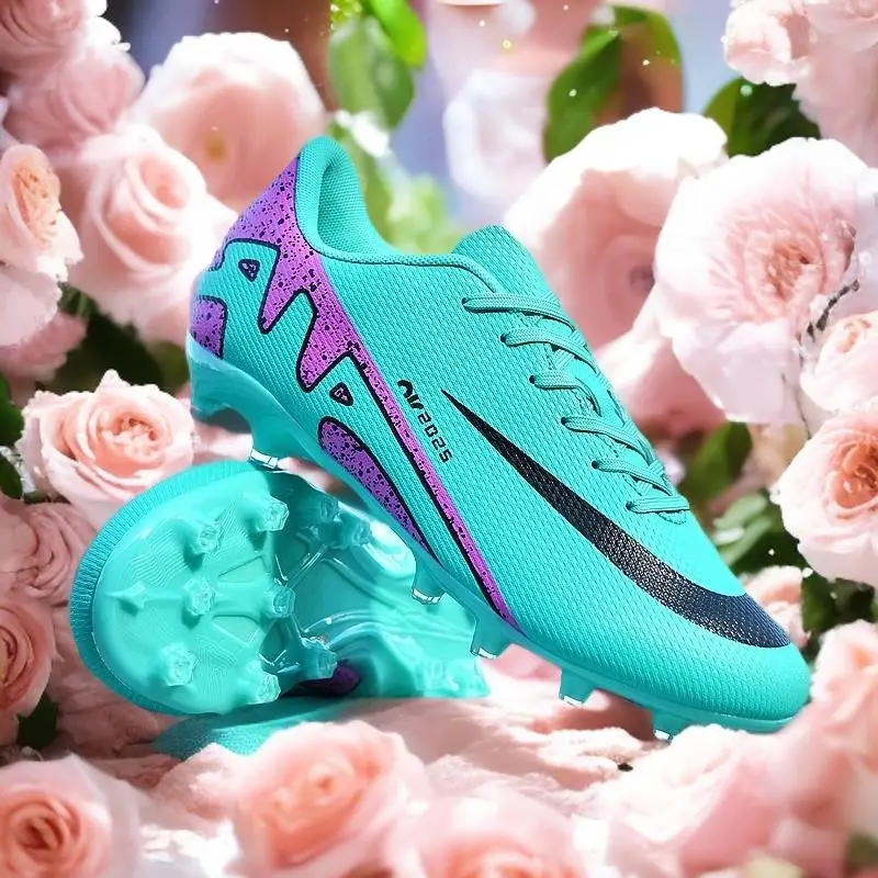 

2025 New Teenager Football Shoes TF/FG Soccer Training Shoes Man Plus Size 46 Comfy Light Futsal Shoes Men Society Soccer Cleats