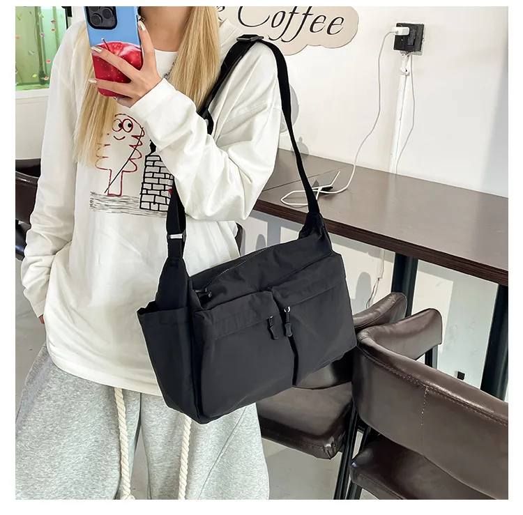 Men's Bag Winter High-end Sense Large Capacity Casual Versatile 2025 New Crossbody Bag Workwear Style Shoulder Bag for Men