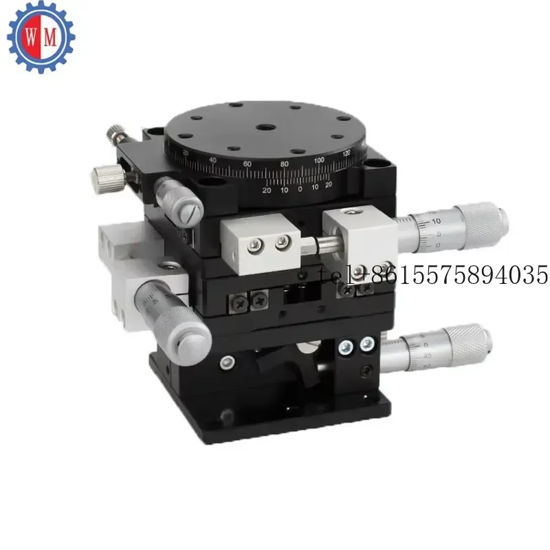hot 90x90mm Multi Axis High Precision Manual Vertical and Rotation Stage