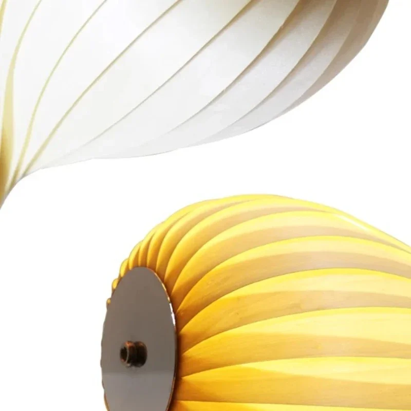 

Modern Luxury Wooden Curved Lampshade Floor Lamp for Living Room Bedroom Bedside Standing Lamp Indoor Lighting Foot Lamp Salon