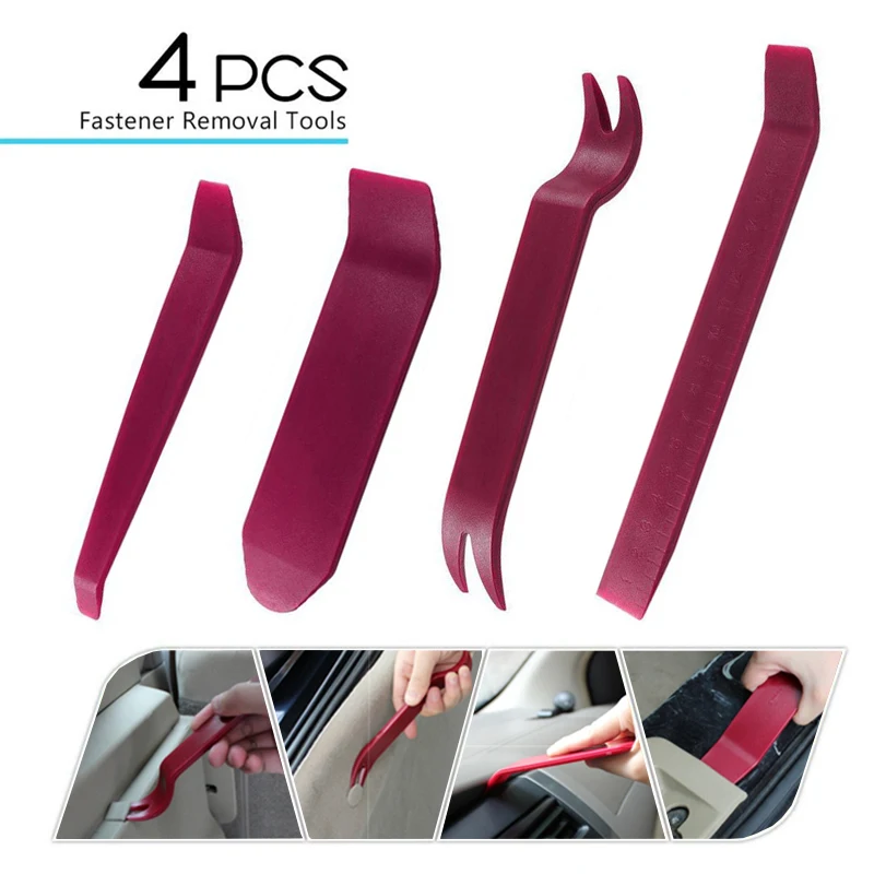 ชุดคลิปเข็มขัดรถยนต์แบบผสมหมุดย้ำแบบกดตัวรถชุดอุปกรณ์ยึดขอบประตูกันชนคลิป Paku Keling plastik สำหรับรถยนต์