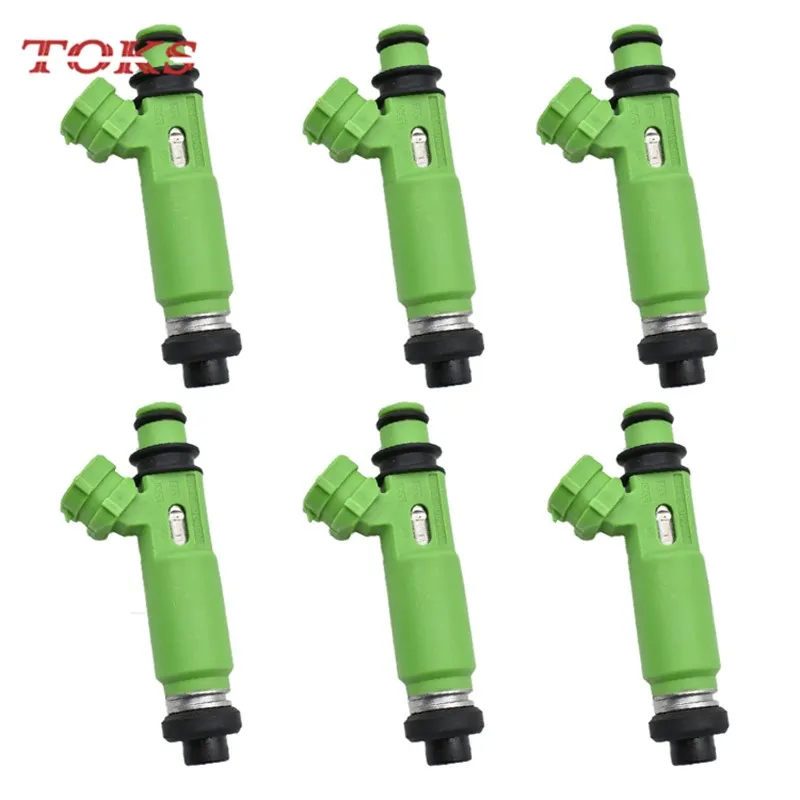 6pcs/lot 195500-3170 1955003170 Car Fuel Injectors Nozzle For Mitsubishi Montero Sport 3.0 V73 6G72 6G74 1998-2003 MD332733