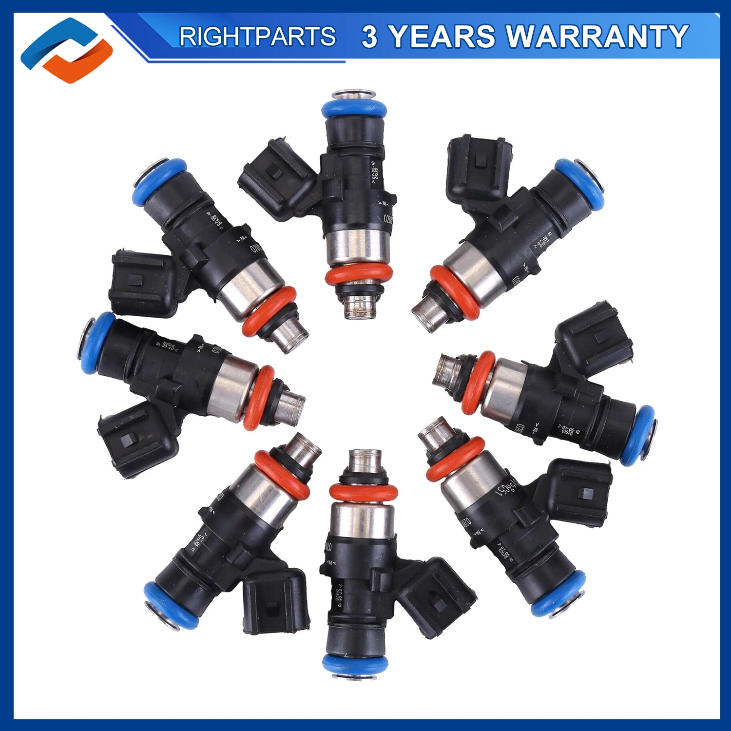 8PCS 0280158051 Fuel Injectors For Chevy 2010-2015 Camaro SS 2008-2013 Corvette 12576341 1257641 0 280 158 051