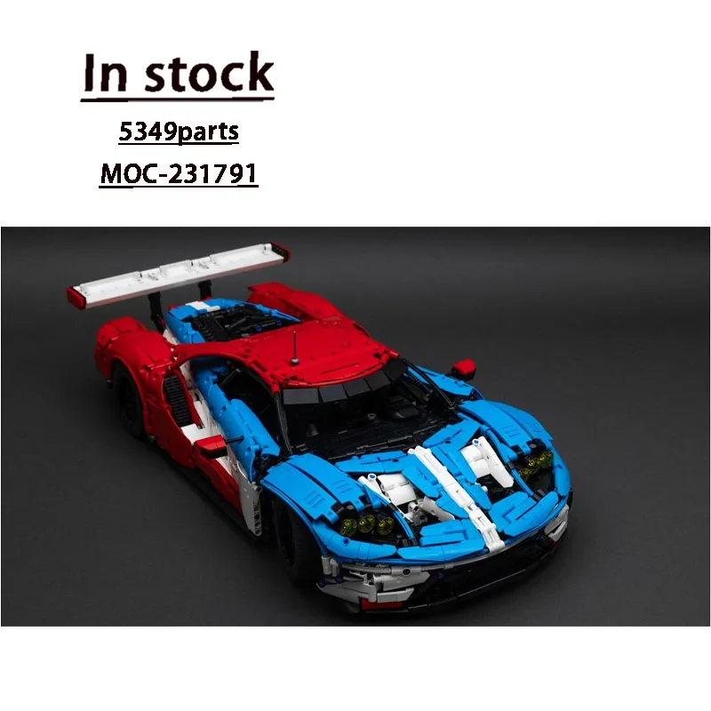 

MOC-231791New Iconic GTR Sports Supercar Racing Blocks Model 5349 PartsMOC Creative Boys Kids Birthday Building Blocks Toy Gifts