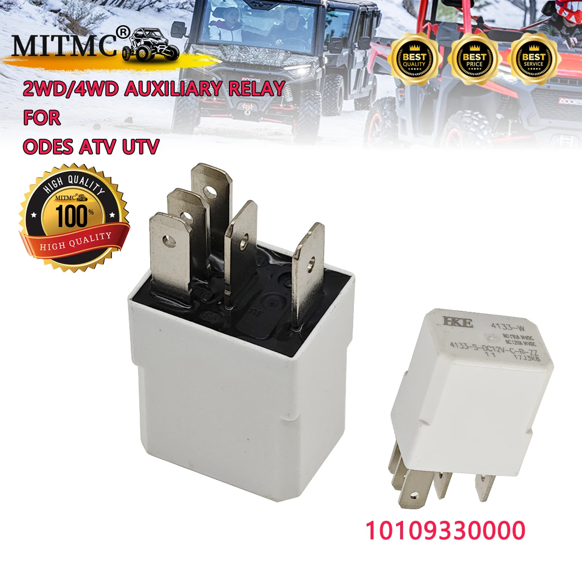 

2WD/4WD Auxiliary Relay For ODES ATV UTV Part Code 10109330000