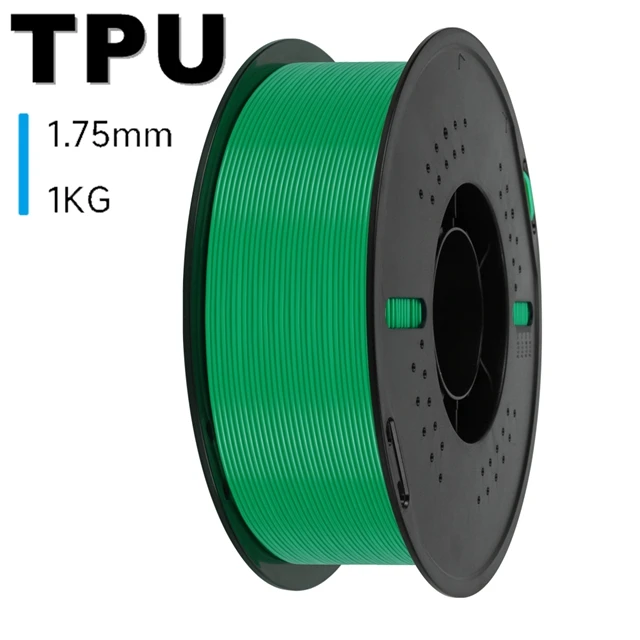 KINGROON 3D-printerfilament TPU 1KG 1,75 mm Zacht flexibel 3D-printmateriaal Hoge veerkracht TPU Plastic Nettogewicht 1 kg/rol