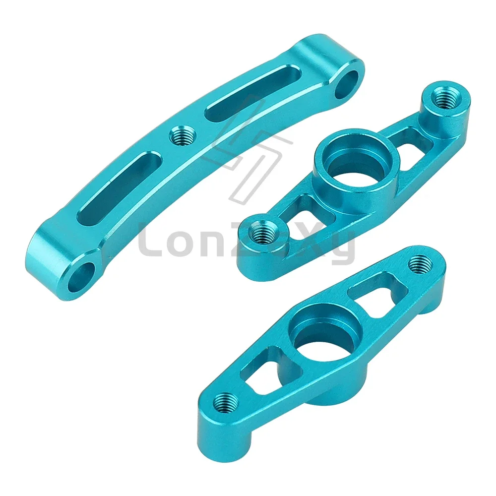 Metall Suspension Arme Achsschenkel Getriebe Gehäuse Motor Halterung CVD Welle für Tamiya TT01 TT-01 1/10 RC Auto Upgrade Teile