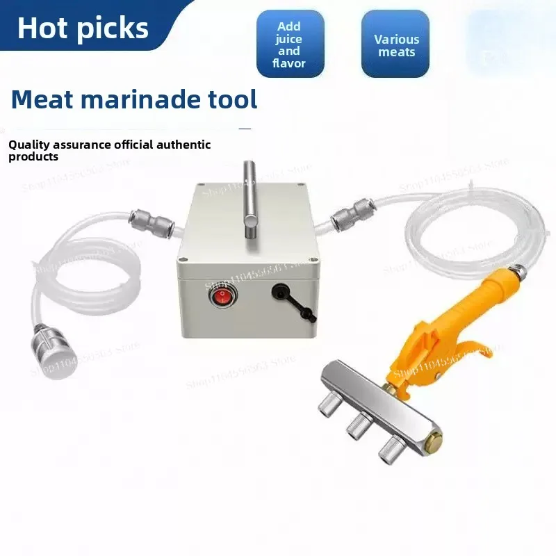 

Taste Needle Syringe, Lamb Chop Beef Seasoning, Salt Water, Electric Automatic High Pressure Meat Pickling Gun Machine