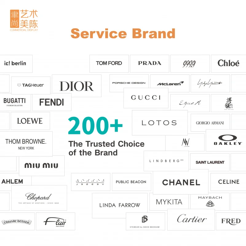 custom.YUSHANG Customizable Design LED Light Eyewear Density Board Table White Spray Painting Eyewear Display Stand