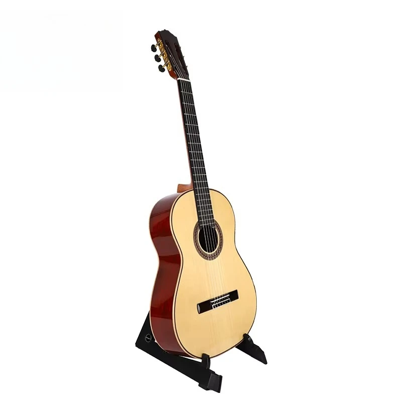 R A-50 High Quality Handmade Classical Guitar 39 Inch Gloss Finish Solid Spruce Top Okoume Wood Neck A+ Ebony Fingerboard Padouk