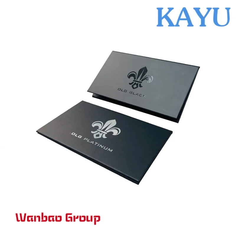 Custom  Custom luxury black metal gift card box set business VIP card packaging membership card holder