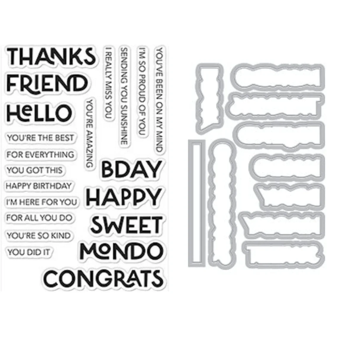 2026 Coney Club Troqueles de corte de metal, sellos transparentes y plantilla de superposición con diseño de flores frescas para decoración de álbumes de recortes DIY y tarjetas de regalo
