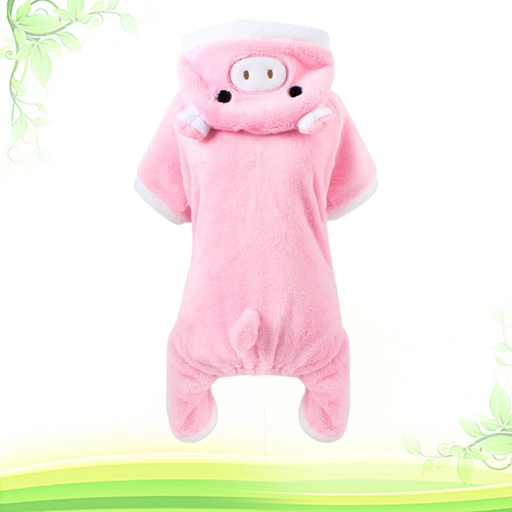 

Dress Pet Costume Dog Uniform Cat Clothes Coral Fleece Floral Print Warm Pajamas Halloween Christmas Sheriff Style Easy On Off
