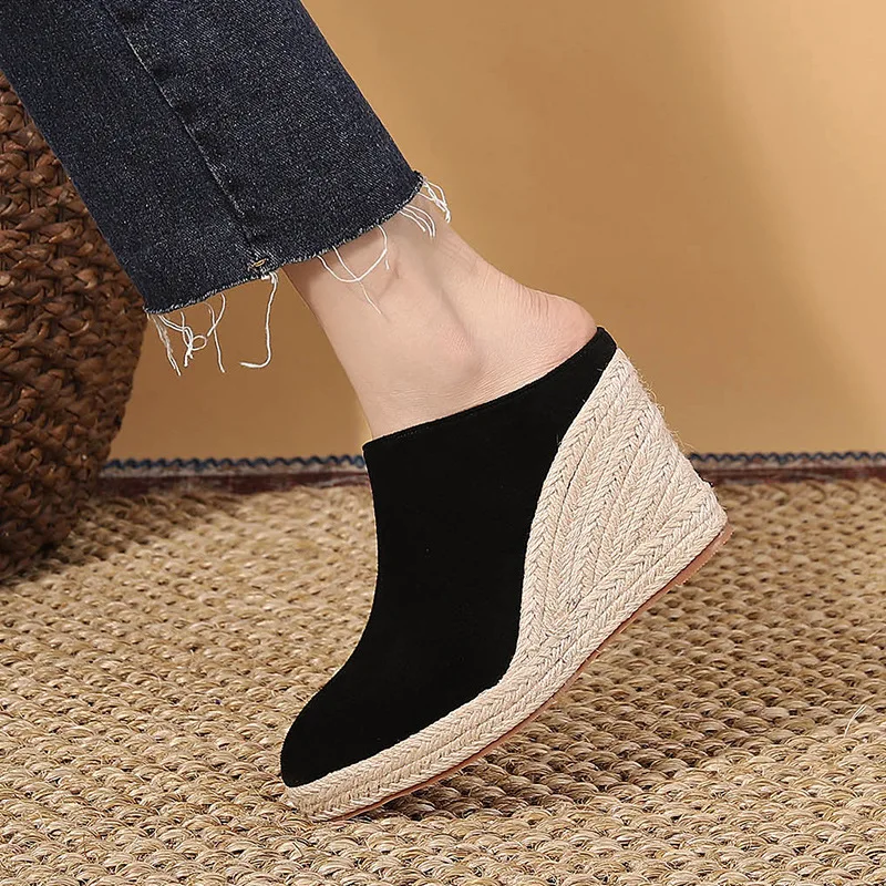 Casual Heels Closed Shoes Slip On Sexy Pump Lace-Up Clogs Wedge Basketball Platform Sandals Ladies Slingback 2024 Women's Sneake