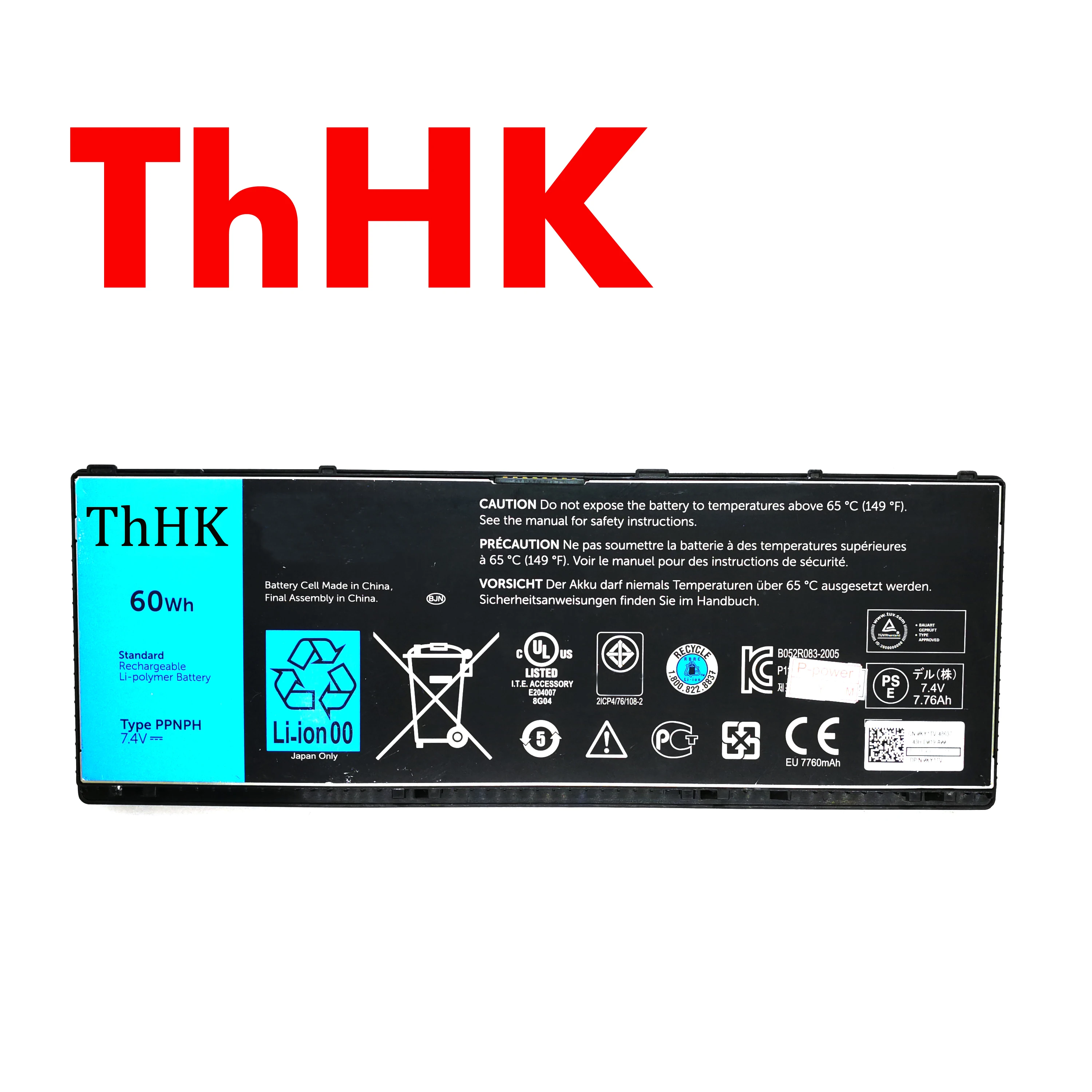 ThHK FWRM8 Expand 60Wh PPNPH Laptop Battery Batteries For Dell Latitude 10 ST2 Tablet Notebook Computer