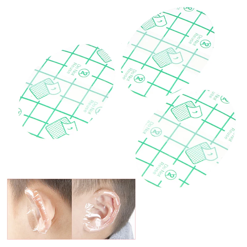 20/60/120pcs Waterproof Ear Protector Swimming Cover Caps Baby Swimming Ear Protection Patch Shower Cap Tool Waterproof Sticker