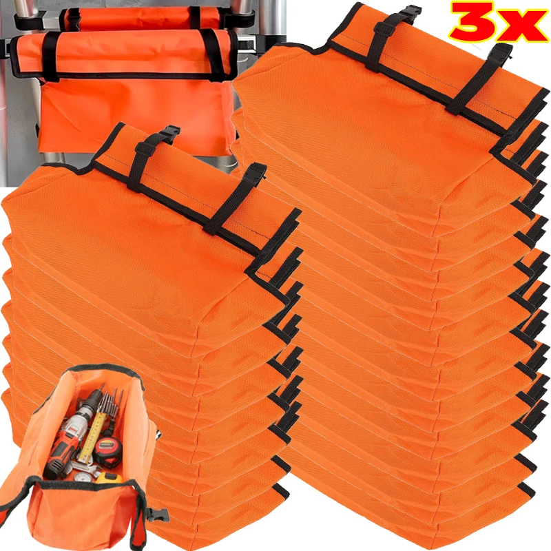 Portable Tool Bag Multi-functional Folding Ladder Storage Bag Waterproof Oxford Cloth Ladder Hanging Bag Hardware Tool Organize