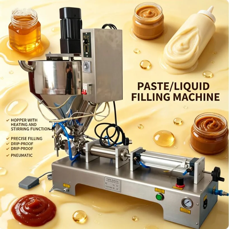 Pneumatic Driven Precision Filling Machine For Daily Chemical And Food Filling Machine