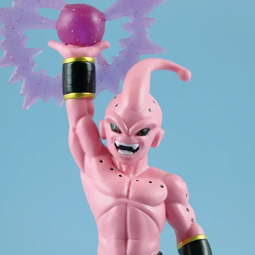 Bandai Dragon Ball Z Figura Anime, GK Buu Figurine, PVC Modelo Estátua, Collectible Decoração de Mesa Brinquedos, 25cm