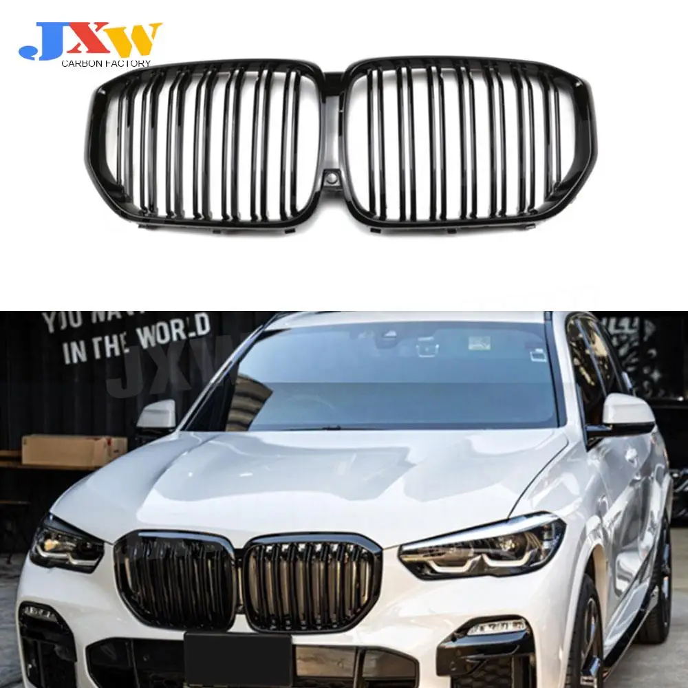 

ABS Car Front Bumper Mesh Grille Grills For BMW X5 G05 2019+ Car Styling Front Bumper Racing Grill Front Mesh