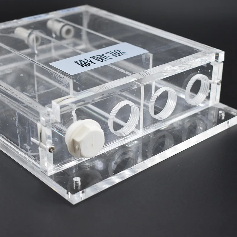 Acrylic flow cell is used for installing ph Residual chlorine Dissolved oxygen Conductivity sensor and electrode